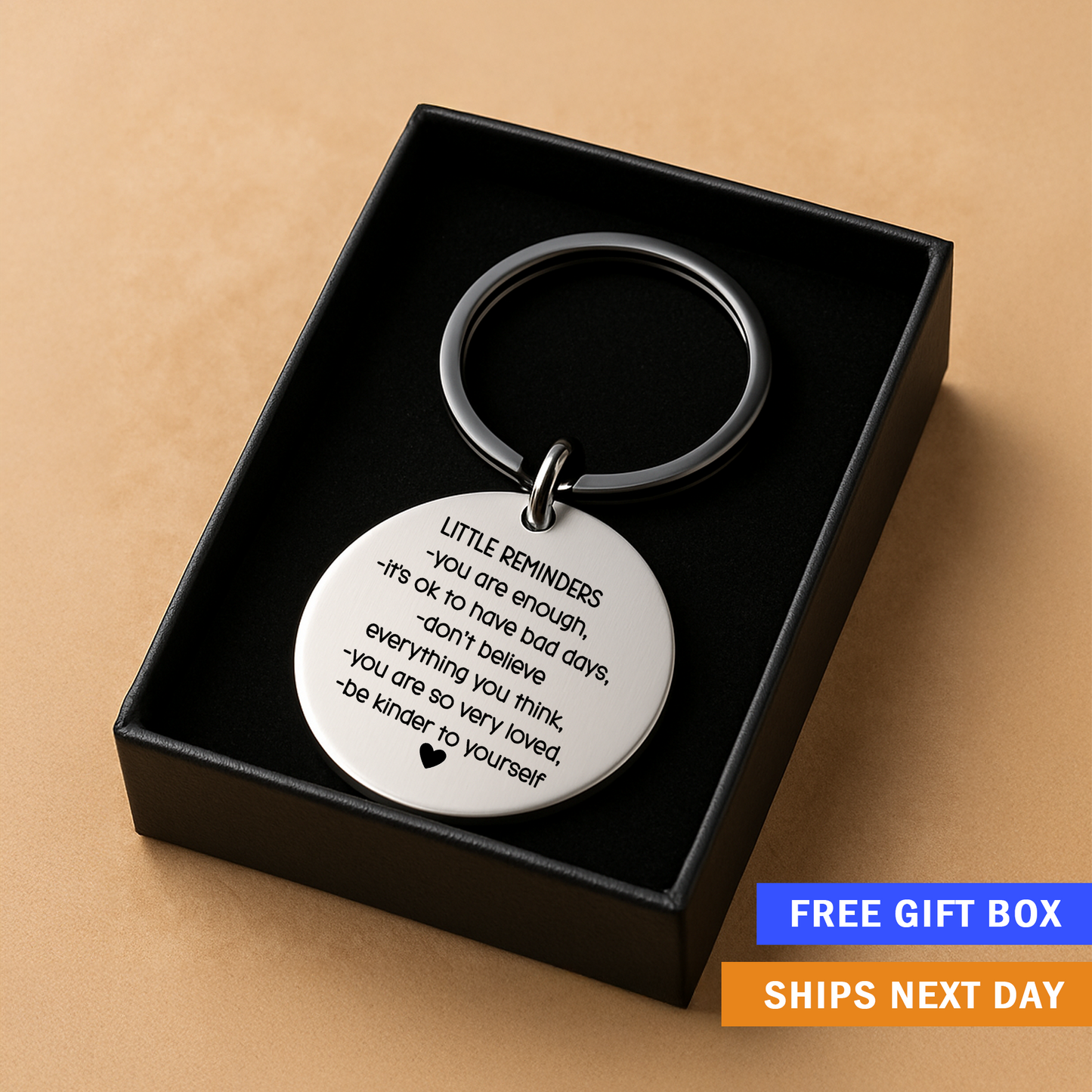 Little Reminders Keychain | Mental Health and Affirmation Gift